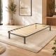 RETE 1 PIAZZA E 1/2 MOD. ORTOPEDICA 120X190 IN METALLO NERO CON 13 DOGHE 