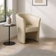 POLTRONA MOD. MOON IN ECOPELLE CM 64X63 H. 76 BEIGE