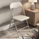 SEDIA PIEGHEVOLE IN ECOPELLE BEIGE