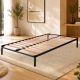 RETE 1 PIAZZA E 1/2 MOD. CLOUD CM 160X190 IN METALLO NERO CON 14 DOGHE 