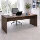SCRIVANIA MOD. DA VINCI CM 178X68.3 H. 74 NOCE BRERA