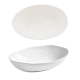 PIATTO FONDO OVALE IN PORCELLANA LINEA WALL 26X16CM BIANCO