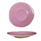 LINEA MEDITERRANEO - PIATTO PIANO ROSA IN GRES DIAM 28CM H 4CM