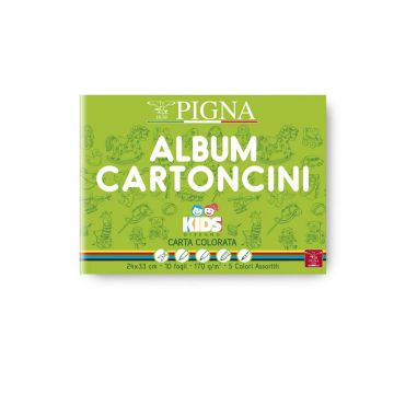 ALBUM CARTONCINI COLORATI 10FF/SH