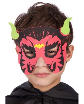 MASCHERA DIAVOLETTO 30X24 PER BIMBO IN EVA