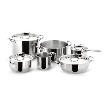 LAGOSTINA - BATTERIA 10PZ LINEA SFIZIOSA ACCIAIO INOX