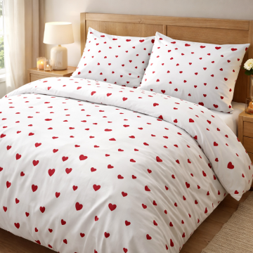 COMPLETO LETTO 2P MY LOVE IN COTONE