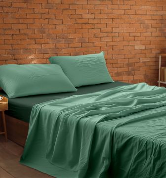 COMPLETO LETTO 2P COZY IN POLIESTERE TINTA UNITA ASSORTITO