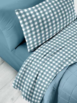 COMPLETO LETTO 1P NAVIGARE VICHY IN COTONE ASSORTITO