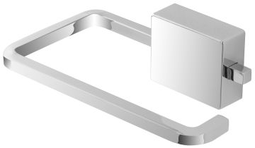 LINEA VELVET - PORTA ROTOLO IN ACCIAIO CROMATO 