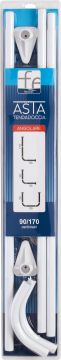 ASTA TENDA DOCCIA ANGOLARE 75-170CM DIAM. 22MM 