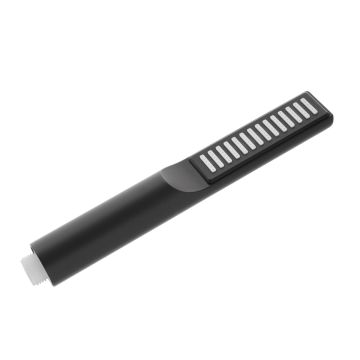 LINEA HIDRA STYLE - DOCCETTA IN ABS MONOFUNZIONE RETTANGOLARE NERA