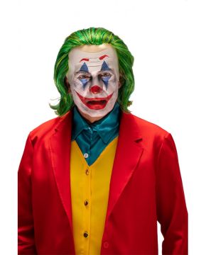 PARRUCCA CRAZY CLOWN CON CALOTTA IN LATTICE 