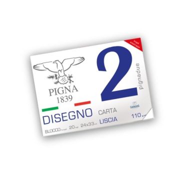 BLOCCO 4 ANGOLI PIGNADUE FF20 CARTA LISCIA 24X33