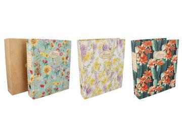 PIGNA - REGISTRATORE PROTOCOLLO FLOWERS PIGNANATURE CON CUSTODIA ASSORTITO