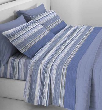 COMPLETO LETTO SINGOLO IN FLANELLA NUVOLA ROG ASS.