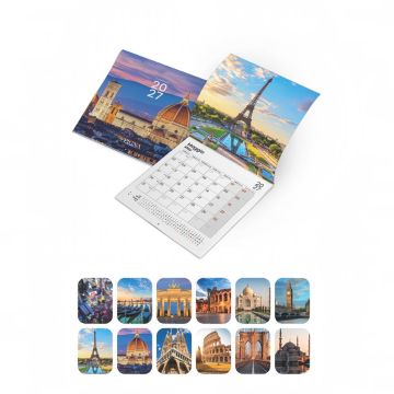 PIGNA - CALENDARIO DA PARETE CITTA' 2027 30X30CM