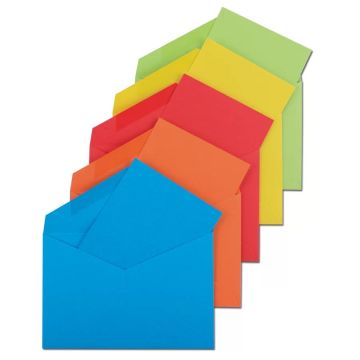 BIGLIETTO E BUSTE 10/10 F4 COLORI ASSORTITI