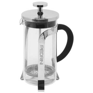 PEDRINI - INFUSIERA IN ACCIAIO INOX E VETRO BOROSILICATO 350ML 