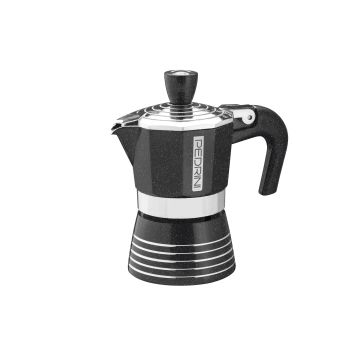 PEDRINI - CAFFETTIERA 1 TAZZA LINEA INFINITY ROCK ANTRACITE 