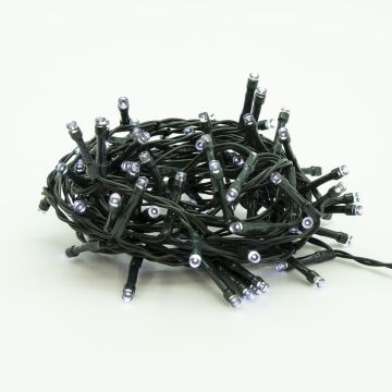 LUCI DI NATALE 180 LED BIANCO FREDDO A BATTERIA 9+0.3MT
