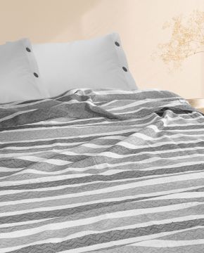 COPRILETTO/TELO ARREDO CHEVRON IN COTONE E POLIESTERE 170X250CM ASSORTITO