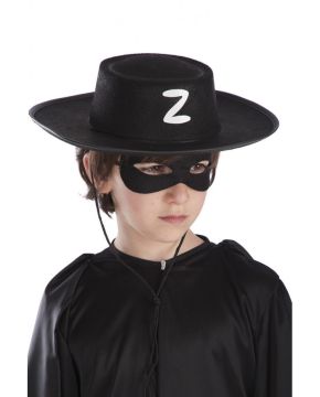 CAPPELLO DA CAVALIERE NERO PER BAMBINO IN FELTRO TG. 54 CAPPELLO DA CAVALIERE NERO PER BAMBINO IN FELTRO TG. 54