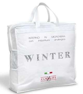 LINEA WINTER - PIUMINO IN MICROFIBRA 200X200CM 1 PIAZZA E 1/2
