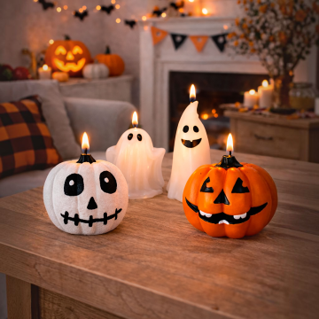 SET 2 CANDELE SAGOMATE HALLOWEEN HAL26