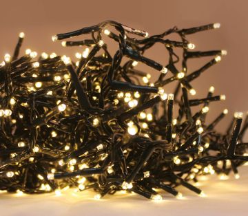 LUCI DI NATALE 560 LED A GRAPPOLO BIANCO CALDO CON ADATTATORE 11.2+5MT LUCI DI NATALE 560 LED A GRAPPOLO BIANCO CALDO CON ADATTATORE 11.2+5MT