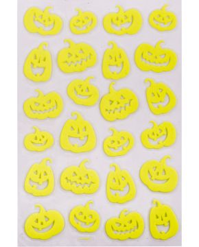 STICKERS ZUCCHETTE FLUORESCENTI ASSORTITE