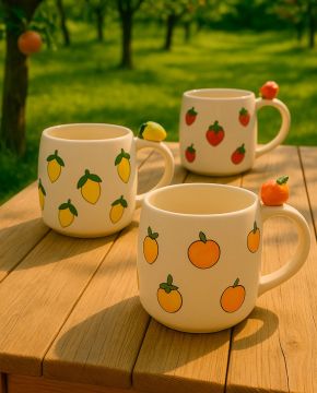 TAZZA MUG IN CERAMICA DECORATA JUICYJAM ASSORTITO