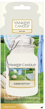 YANKEE CANDLE - CAR JAR CLEAN COTTON