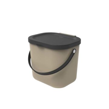 PATTUMIERA ALBULA CAPPUCCINO 23.5X20X20.8CM 6LT 