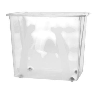 CONTENITORE LONA IN PLASTICA TRASPARENTE 57.1X39.2 H. 46.5CM 70LT