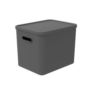 CONTENITORE MULTI BOX ALBULA 37X29 H. 29.5CM 27LT ANTRACITE