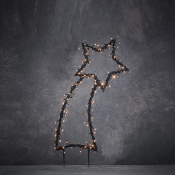 STELLA CADENTE A LED 225 LUCI BIANCO CALDO CON 8 FUNZIONI E TIMER