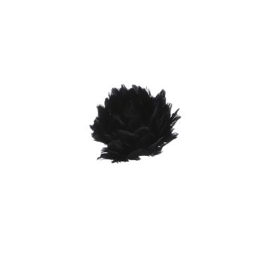 FIORE CON CLIP NERO H. 8CM NERO