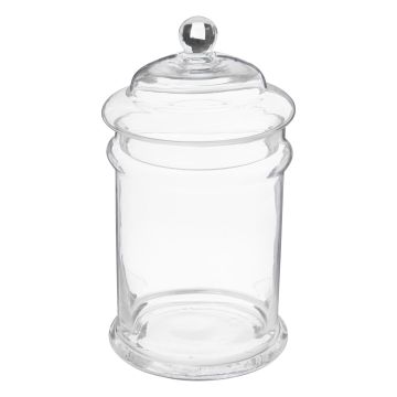 BARATTOLO IN VETRO CON COPERCHIO 14.5X21CM 2LT