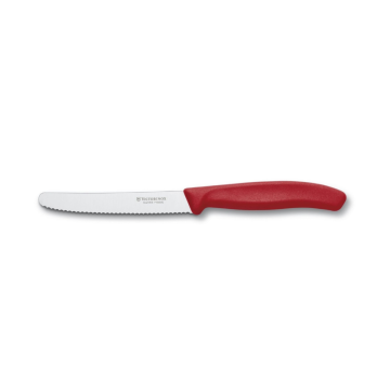 VICTORINOX - COLTELLO DA TAVOLA ONDULATO ROSSO LINEA SWISS CLASSIC 11CM
