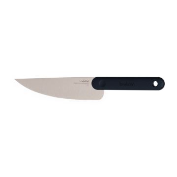 COLTELLO CUCINA CHEF KNIFE BLACK EDITION IN ACCIAIO INOX MANICO NERO 