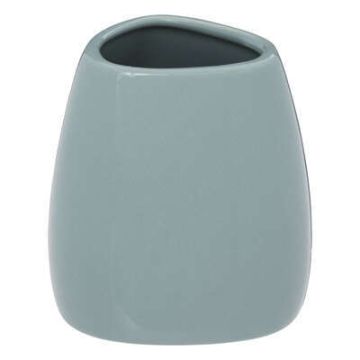 LINEA SILK - BICCHIERE PORTASPAZZOLINI IN GRES CELESTE