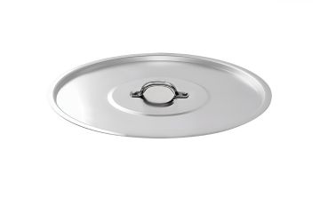 COPERCHIO IN ALLUMINIO DIAM. 50CM CON PONTICELLO INOX