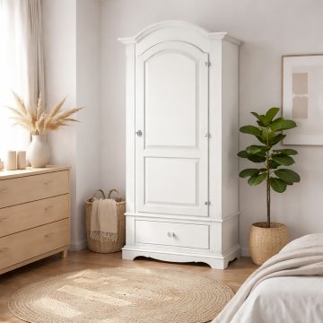ARMADIO ART.1512 BIANCO OP. 1 PORTA