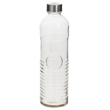 BOTTIGLIA IN VETRO TRASPARENTE 8X29.3CM 1LT