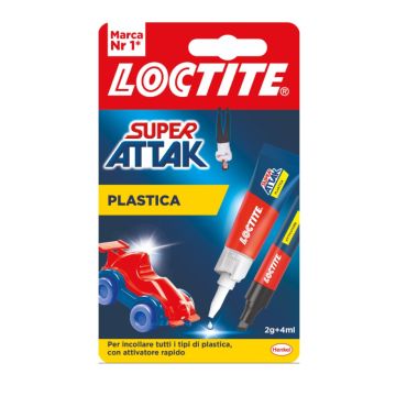 LOCTITE - SUPER ATTAK PLASTICA 2gr+4ml
