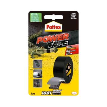PATTEX - POWER TAPE NERO 50mm X 5mt