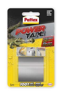 PATTEX - POWER TAPE GRIGIO 50mm X 5mt