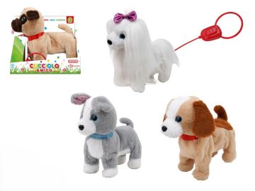 CUCCIOLO AMICO FILOGUIDATO IN PELUCHE 20X10 H.19 ASSORTITO