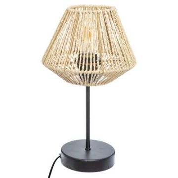 LAMPADA DA TAVOLO CON CORDA NATURALE JILY H34CM